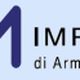 Logo di AM Impianti di Armando Morelli, su sfondo azzurro chiaro.
