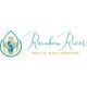 Logo for Rainbow River Medical & Rejuvenation with silhouette of person in a water droplet design.