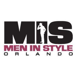 Logo for "Men In Style Orlando" featuring a silhouette of a man in the letter 'I'.
