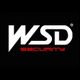 Logo: „WSD SECURITY“ in Weiß und Rot auf schwarzem Hintergrund.