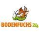 Logo von Bodenfuchs24: Ein Fuchs im grünen Hemd mit Daumen hoch neben dem Schriftzug.