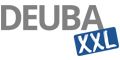 "DEUBA-Logo mit XXL im blauen Rechteck."