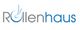 Logo mit dem Wort "Rollenhaus", das "O" enthält ein stilisiertes Rad mit Linien.