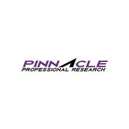 "Pinnacle Professional Research logo in purple and black on a white background."