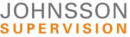 Text: "JOHNSSON SUPERVISION" in Grau und Orange.