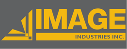Yellow "IMAGE Industries Inc." logo with abstract design on a gray background.