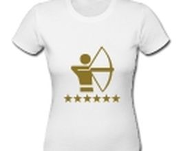 Girlieshirt mit Pfeil und Bogen