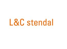 Text "L&C stendal" in orange auf weißem Hintergrund.