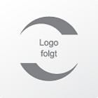 Graues, rundes Symbol mit der Aufschrift "Logo folgt" auf weißem Hintergrund.