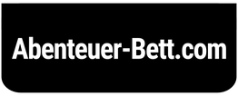 Schwarzer Hintergrund mit weißem Text: "Abenteuer-Bett.com".
