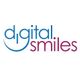 Logo with "digital smiles" text; "d" and "g" form a smile.