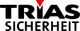 Logo mit dem Text "TRIAS SICHERHEIT" und einem roten Dreieck über dem Buchstaben "I".
