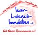 Logo mit "Isar-Loisach-Immobilien" und Slogan "Weil Wohnen Herzenssache ist!"
