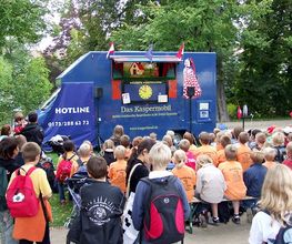 Das Kaspermobil im Einsatz ...