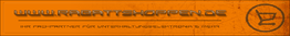 Banner mit URL "www.rabattshoppen.de", Text: "Ihr Fachpartner für Unterhaltungselektronik".