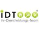 Logo von IDT: drei grüne Symbole für Haus, Reinigung, Handwerk. Text: "Ihr-Dienstleistungs-Team".