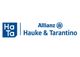 Allianz-Logo mit dem Text "Hauke & Tarantino" in Blau auf weißem Hintergrund.