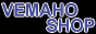 Text: "Vemaho Shop" in blauer Schrift auf schwarzem Hintergrund.