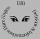 Logo mit Augen und Text "Detektiv & Informations Büro Hagen" im Kreis auf grauem Hintergrund.