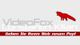 Logo mit rotem Fuchs, Text: "VideoFox Constantin Kilian - Geben Sie Ihrem Web neuen Pep!".