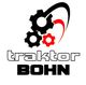Logo mit Zahnrädern und Text "traktor BOHN".