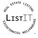 Logo with "ListIT" centered, surrounded by "Real Estate Listing Information Technologies" in a circle.