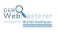 Logo mit Text: "Der Webflüsterer" und "Michél Keilhauer, Experte für SEO und Websites".