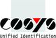 „COSYS Logo mit Schriftzug 'Unified Identification', schwarzer Text mit rotem Dreieck.“
