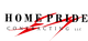 "Logo of Home Pride Contracting LLC with black text and red swoosh accents."