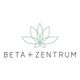 Logo "Beta Zentrum" mit stilisierter Lotusblüte in Grün.