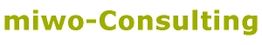 miwo-Consulting-Logo mit grünem Text auf weißem Hintergrund.