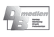 Logo mit den Buchstaben DB, daneben "medien" und darunter "Verlag Werbung Druck Fotodesign".