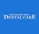 "Pleasant Hill Dental Care logo with white text on a blue background."
