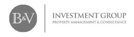 Logo de B&V Investment Group, gestión de propiedades y consultoría.