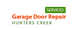 Stylized "Services" banner with green and orange bars on a white background.