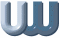3D-Logo besteht aus zwei „W“-Buchstaben in Blau- und Grautönen auf weißem Hintergrund.