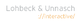 Text in Grau und Orange: "Lohbeck & Unnasch ://interactive/".
