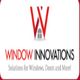 Logo of Window Innovations with text: "Solutions for Windows, Doors and More".