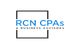 RCN CPAs & Business Advisors logo with a minimalist black square border.