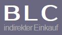 Text auf Bild: "BLC indirekter Einkauf", weiß auf grauem Hintergrund.