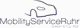 Logo von Mobility Service Ruhr mit stilisierter Autoskizze und Schriftzug.