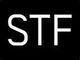 Schwarz-weiße Grafik mit den Buchstaben "STF" in der Mitte.
