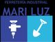 Logo de Ferretería Industrial Mari Luz con imágenes de taladro y pala.