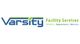 Varsity Facility Services logo with the words: Reliability, Responsiveness, Reduction.
