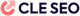 CLE SEO logo with a pink and dark blue color scheme.
