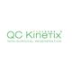 Logo of QC Kinetix with text "Non-Surgical Regeneration" in green.