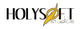 Logo von Holysoft Studios, wobei der Buchstabe "Y" ein gelbes Schreibfeder-Symbol enthält.