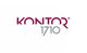 Logo mit der Aufschrift "KONTOR 1710" in modernen, lila und grauen Buchstaben.