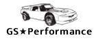 Auto und Schriftzug "GS Performance".