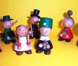 die kleinen Quadratlatschen® - Miniaturen aus dem Erzgebirge
